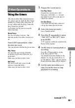 Preview for 95 page of Sony HCD-GZR333I Operating Instructions Manual