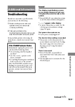 Preview for 103 page of Sony HCD-GZR333I Operating Instructions Manual