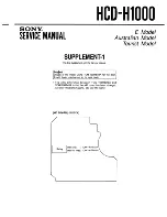 Preview for 63 page of Sony HCD-H1000 Service Manual