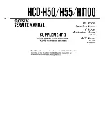 Предварительный просмотр 63 страницы Sony HCD-H1100 Service Manual