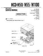 Предварительный просмотр 83 страницы Sony HCD-H1100 Service Manual