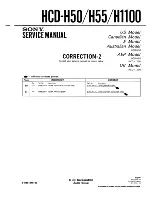 Предварительный просмотр 86 страницы Sony HCD-H1100 Service Manual