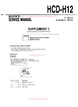 Предварительный просмотр 53 страницы Sony HCD-H12 Service Manual