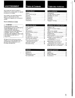 Preview for 3 page of Sony HCD-H1600 Operating Instructions Manual