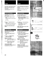 Preview for 24 page of Sony HCD-H1600 Operating Instructions Manual