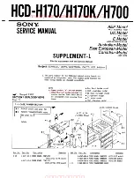 Preview for 74 page of Sony HCD-H170 Service Manual