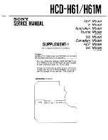 Предварительный просмотр 69 страницы Sony HCD-H61 Service Manual