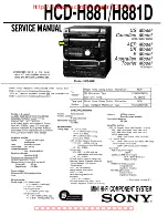 Sony HCD-H881 Service Manual preview