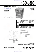 Preview for 1 page of Sony HCD-J300 Service Manual