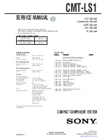 Предварительный просмотр 1 страницы Sony HCD-LS1 - Compact Hi-fi Stereo System Service Parts List