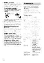 Предварительный просмотр 34 страницы Sony HCD-LX10000  (MHC-LX10000) Operating Instructions Manual