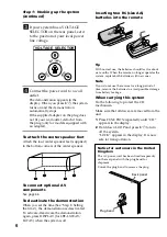 Preview for 6 page of Sony HCD-LX90AV - Compact Hi-fi Stereo System Operating Instructions Manual