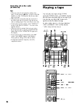 Preview for 18 page of Sony HCD-LX90AV - Compact Hi-fi Stereo System Operating Instructions Manual