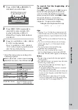 Preview for 19 page of Sony HCD-LX90AV - Compact Hi-fi Stereo System Operating Instructions Manual