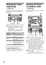 Предварительный просмотр 22 страницы Sony HCD-LX90AV - Compact Hi-fi Stereo System Operating Instructions Manual