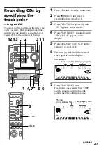 Предварительный просмотр 27 страницы Sony HCD-LX90AV - Compact Hi-fi Stereo System Operating Instructions Manual