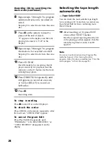 Preview for 28 page of Sony HCD-LX90AV - Compact Hi-fi Stereo System Operating Instructions Manual