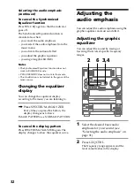 Предварительный просмотр 32 страницы Sony HCD-LX90AV - Compact Hi-fi Stereo System Operating Instructions Manual