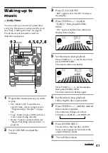 Предварительный просмотр 41 страницы Sony HCD-LX90AV - Compact Hi-fi Stereo System Operating Instructions Manual