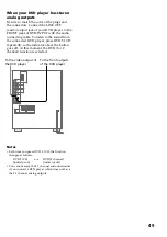 Предварительный просмотр 49 страницы Sony HCD-LX90AV - Compact Hi-fi Stereo System Operating Instructions Manual