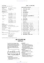 Предварительный просмотр 2 страницы Sony HCD-MD313 Service Manual