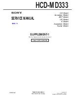 Предварительный просмотр 89 страницы Sony HCD-MD333 - Hi Fi Cd/minidisc Component Service Manual