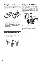 Предварительный просмотр 18 страницы Sony HCD-MX700Ni Operating Instructions Manual