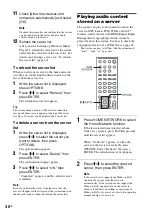 Предварительный просмотр 40 страницы Sony HCD-MX700Ni Operating Instructions Manual