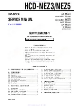 Предварительный просмотр 51 страницы Sony HCD-NEZ3 Service Manual