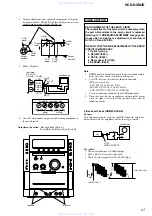 Предварительный просмотр 27 страницы Sony HCD-NXM4D Service Manual