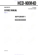 Preview for 107 page of Sony HCD-NXM4D Service Manual