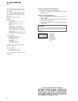 Preview for 2 page of Sony HCD-RG190 Service Manual