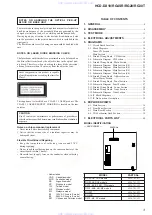 Preview for 3 page of Sony HCD-RG20 Service Manual