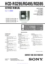 Sony HCD-RG295 Servise Manual preview