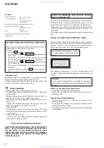 Предварительный просмотр 2 страницы Sony HCD-RG444 Service Manual