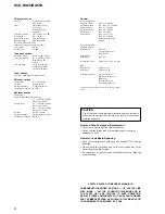 Preview for 2 page of Sony HCD-RG55 Service Manual