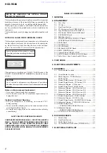 Preview for 2 page of Sony HCD-RG66 Service Manual
