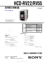 Preview for 1 page of Sony HCD-RV55 Service Manual
