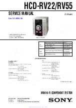 Sony HCD-RV55 Service Manual предпросмотр