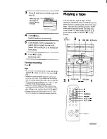 Предварительный просмотр 17 страницы Sony HCD-RX66 - Component For Mhcrx66 Operating Instructions Manual