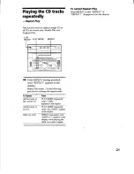 Предварительный просмотр 21 страницы Sony HCD-RX66 - Component For Mhcrx66 Operating Instructions Manual