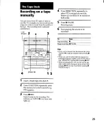 Preview for 25 page of Sony HCD-RX66 - Component For Mhcrx66 Operating Instructions Manual