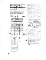 Предварительный просмотр 26 страницы Sony HCD-RX66 - Component For Mhcrx66 Operating Instructions Manual