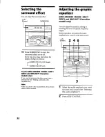 Предварительный просмотр 32 страницы Sony HCD-RX66 - Component For Mhcrx66 Operating Instructions Manual