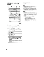 Предварительный просмотр 38 страницы Sony HCD-RX66 - Component For Mhcrx66 Operating Instructions Manual