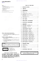 Предварительный просмотр 2 страницы Sony HCD-SPZ50 Service Manual