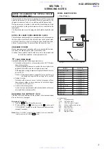 Предварительный просмотр 3 страницы Sony HCD-SPZ50 Service Manual