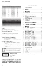 Предварительный просмотр 2 страницы Sony HCD-SPZ90DAB Service Manual