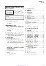 Предварительный просмотр 3 страницы Sony HCD-SV2D Service Manual