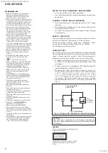 Preview for 2 page of Sony HCD-SX7 Service Manual